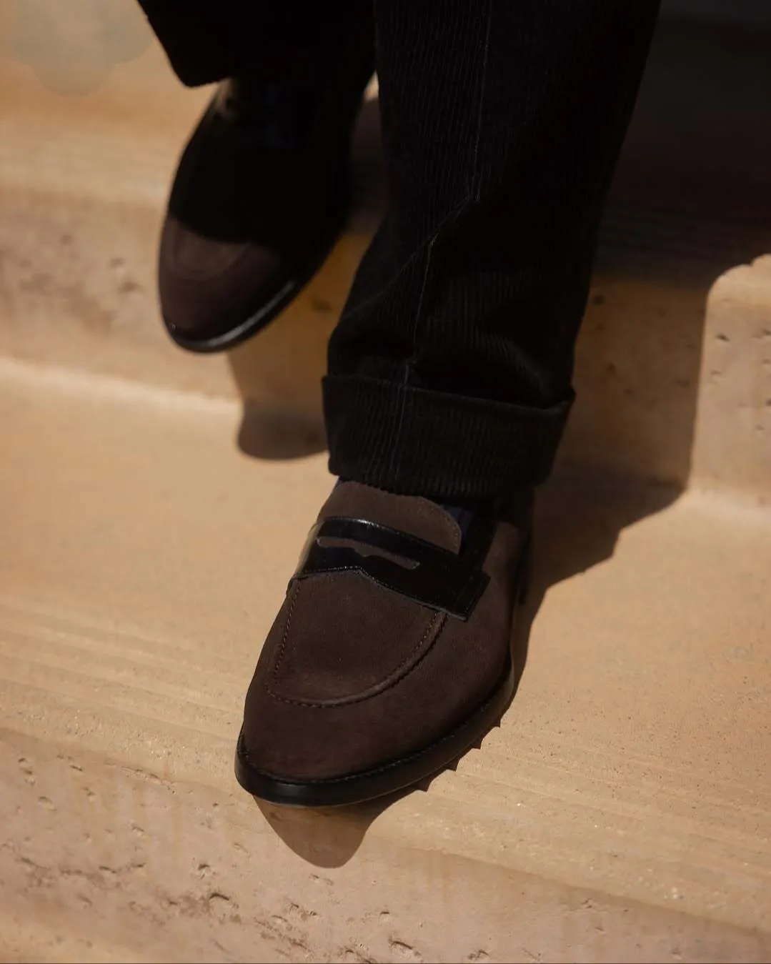 Formal 3 Pieces Mens Suit Corduroy Notch Lapel Tuxedos For Wedding (Blazer+Vest+Pants) sold by Mens Event Wear product image thumbnail 3