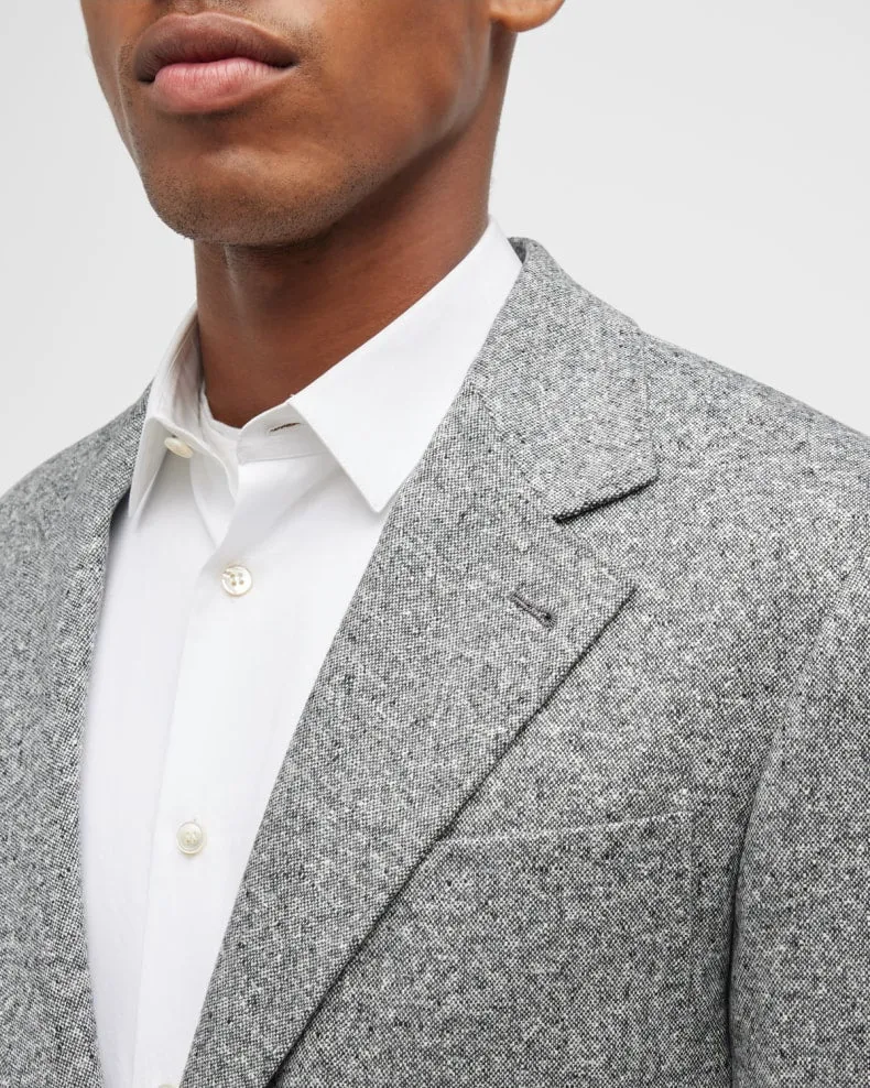 Menseventwear Men's Casual 2 Pieces Mens Suit Classic Tweed Notch Lapel Tuxedos (Blazer+Pants) sold by Mens Event Wear product image thumbnail 3