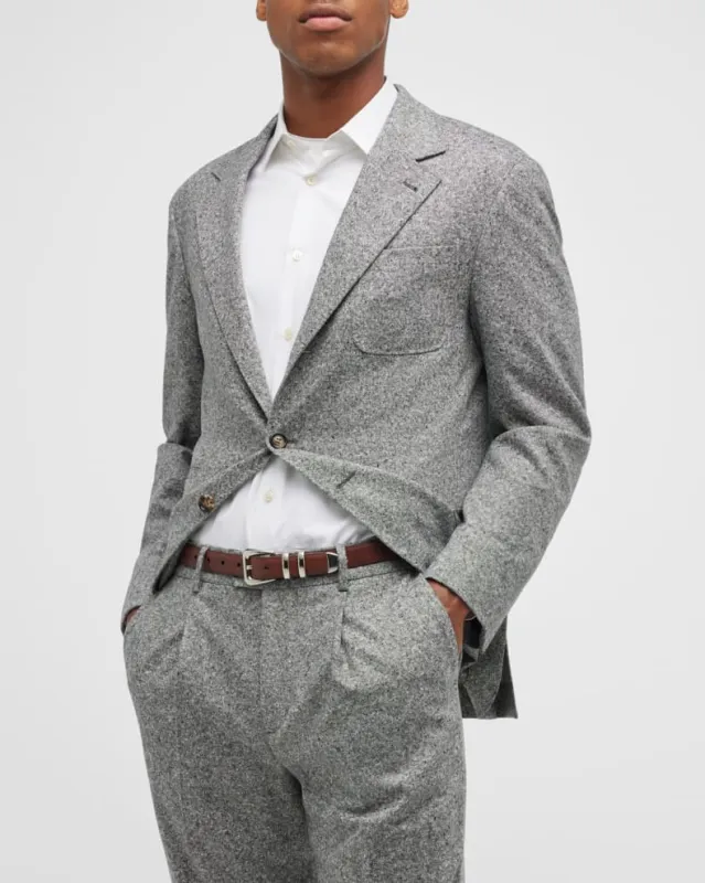 Menseventwear Men's Casual 2 Pieces Mens Suit Classic Tweed Notch Lapel Tuxedos (Blazer+Pants) sold by Mens Event Wear