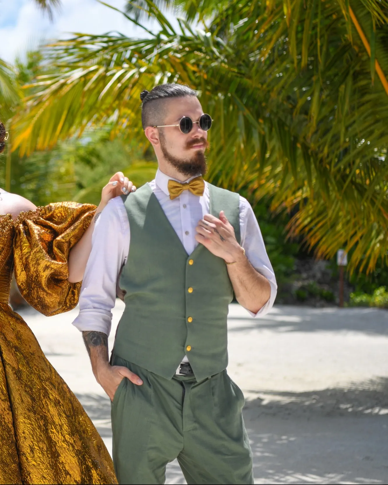 Menseventwear 2 Pieces Mens Suit Flat V Neck Vest Suit For Wedding (Vest + Pants) sold by Mens Event Wear