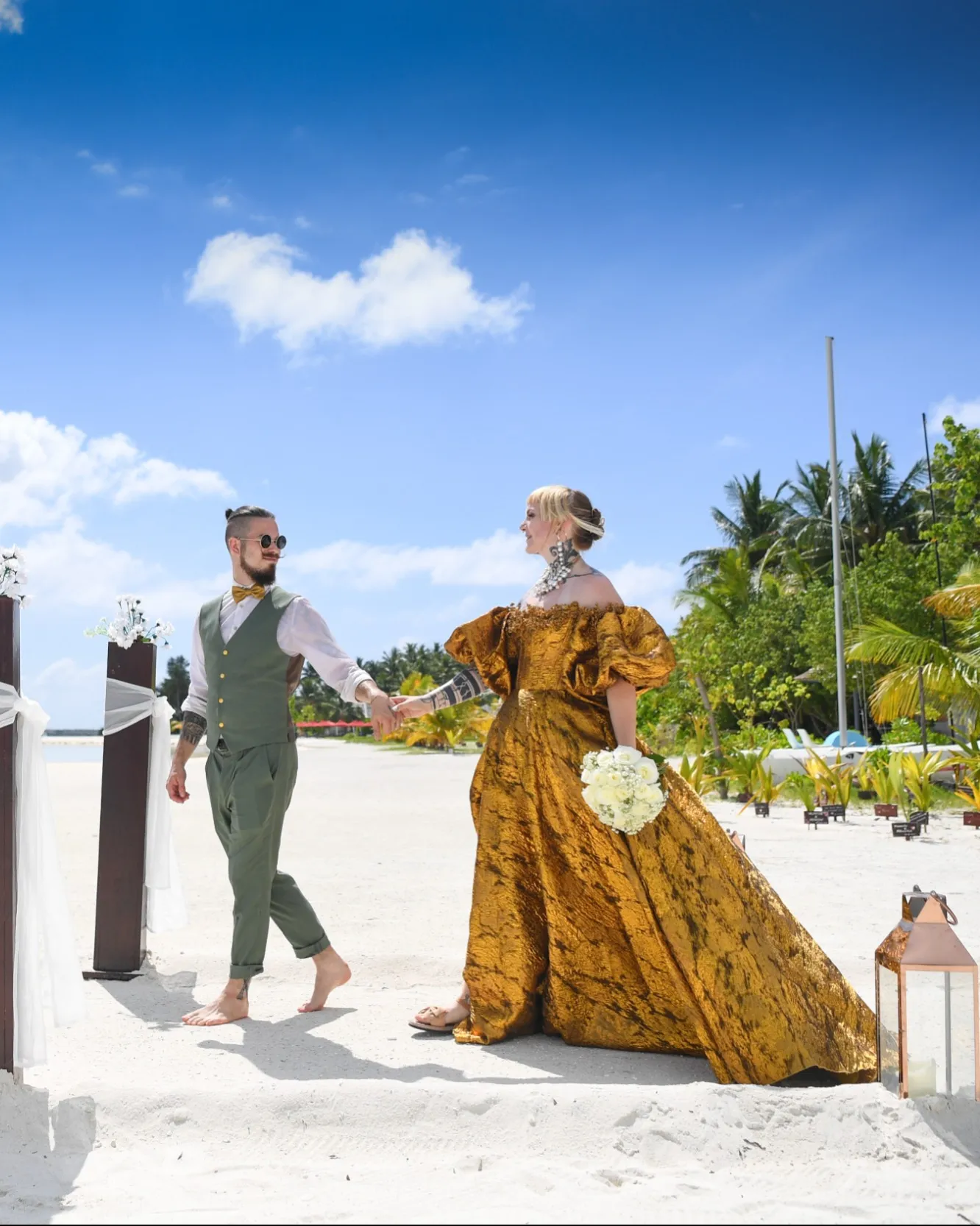 Menseventwear 2 Pieces Mens Suit Flat V Neck Vest Suit For Wedding (Vest + Pants) sold by Mens Event Wear product image thumbnail 2