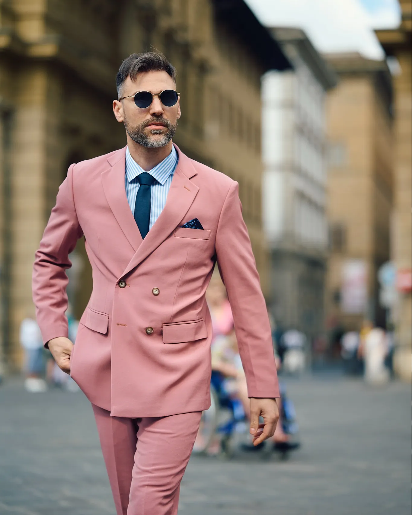 Formal 2 Pieces Mens Suit Flat Notch Lapel Tuxedos For Wedding (Blazer+Pants) sold by Mens Event Wear