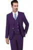 3 Piece Mens Suit Slim Fit Solid Peak lapel Suit (Blazer+Vest+Pants) sold by Mens Event Wear