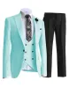 3 Pieces Mens Suit Solid Slim Fit Peak Lapel Tuxedos For Wedding (Blazer+vest+Pants) sold by Mens Event Wear
