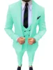 3 Pieces Mens Suit Slim Fit Solid Peak Lapel Tuxedos (Blazer+vest+Pants) sold by Mens Event Wear