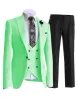 3 Pieces Mens Suit Solid Slim Fit Peak Lapel Tuxedos For Wedding (Blazer+vest+Pants) sold by Mens Event Wear