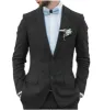 Formal 2 Pieces Mens Suit Flat Linen Notch Lapel Suit (Blazer + Pants) sold by Mens Event Wear