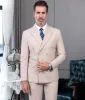 Formal 2 Pieces Mens Suit Flat Peak Lapel Tuxedos For Wedding (Blazer+Pants) sold by Mens Event Wear