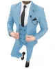 Fashion 3 Pieces Mens Suit Peak Lapel Tuxedos For Wedding (Blazer+vest+Pants) sold by Mens Event Wear