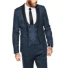 Vintage Classical 3 Piece Mens Suit Herringbone Notch Lapel Blazer (Blazer Vest+Pants) sold by Mens Event Wear