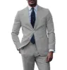 Formal Men's 2 Pieces Striped Seersucker Notch Lapel Tuxedos (Blazer+Pants) sold by Mens Event Wear
