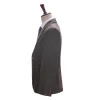 Business Men's Suit Formal Tweed 2 Pieces Coffee Plaid Notch Lapel Tuxedos (Blazer+Pants) sold by Mens Event Wear