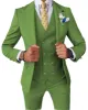 Menseventwear Formal Men's 3 Pieces Slim Fit Solid Color Peak Lapel Tuxedos For Wedding (Blazer+vest+Pants) sold by Mens Event Wear