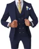 Menseventwear Formal Men's 3 Pieces Slim Fit Solid Color Peak Lapel Tuxedos For Wedding (Blazer+vest+Pants) sold by Mens Event Wear