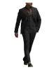 Formal Men's 3 Pieces Flat Slim Fit Peak Lapel Tuxedos Groomsmen (Blazer+vest+Pants) sold by Mens Event Wear