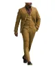 Formal Men's 3 Pieces Flat Slim Fit Peak Lapel Tuxedos Groomsmen (Blazer+vest+Pants) sold by Mens Event Wear