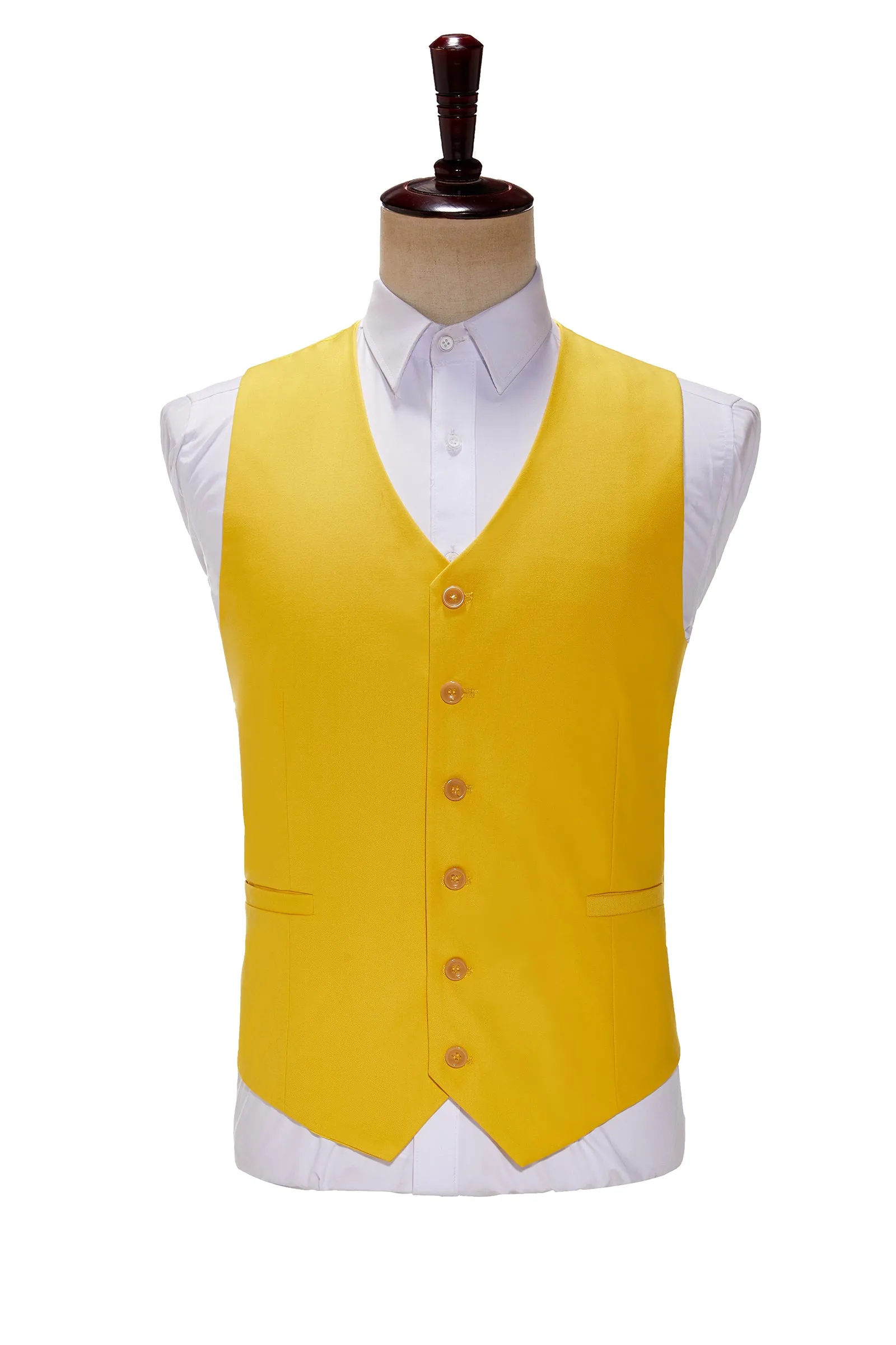 Menseventwear Fashion 3 Pieces Mens Suit Flat Notch Lapel Tuxedos For Wedding (Blazer+vest+Pants) sold by Mens Event Wear product image thumbnail 5