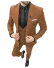 Formal Mens Suit 3 Pieces Peak Lapel Blazer For Wedding (Blazer+vest+Pants) sold by Mens Event Wear