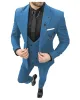 Formal Mens Suit 3 Pieces Peak Lapel Blazer For Wedding (Blazer+vest+Pants) sold by Mens Event Wear