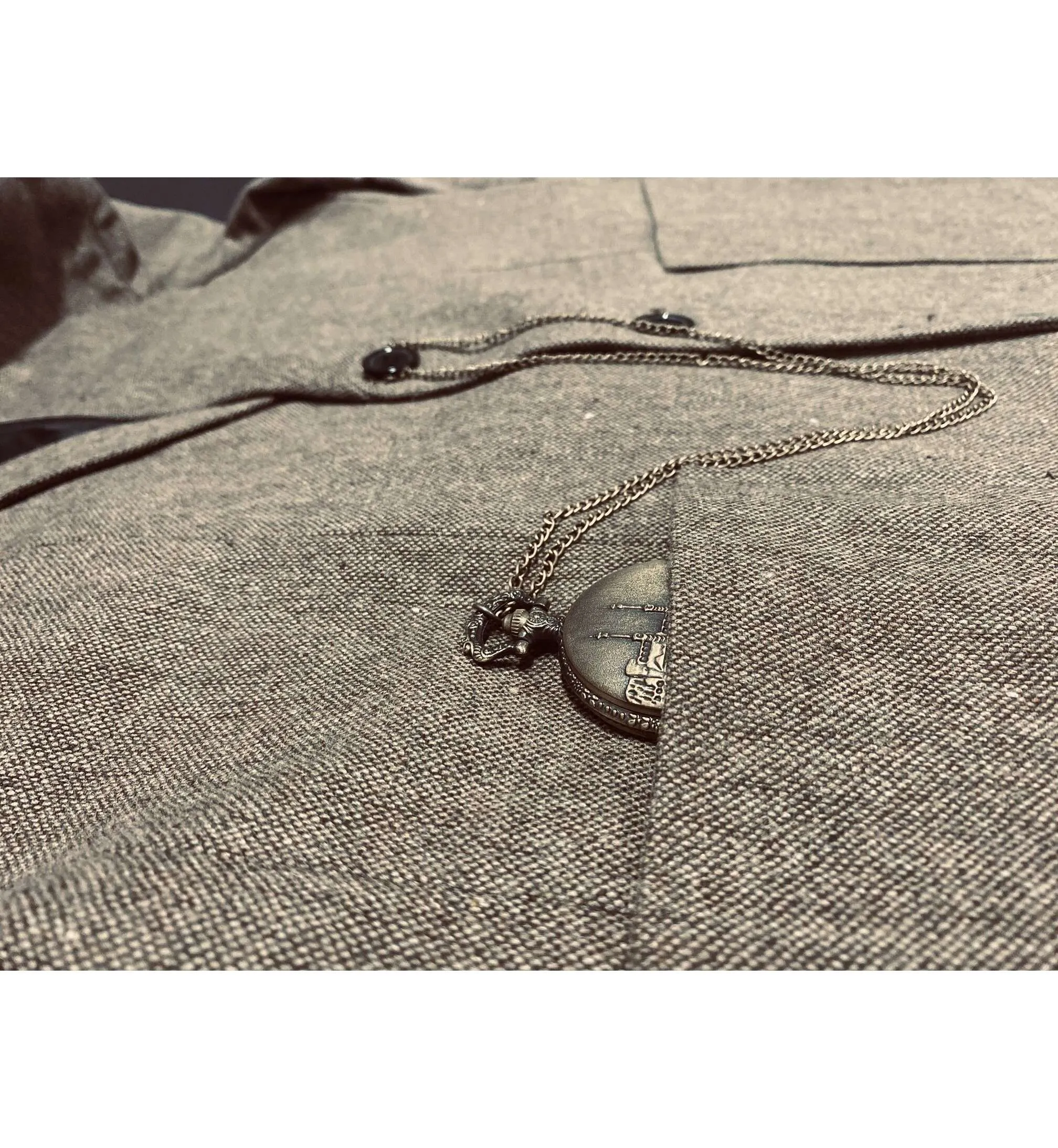 Menseventwear Men's Casual 3 Pieces Mens Suit Classic Tweed Notch Lapel Tuxedos (Blazer+vest+Pants) sold by Mens Event Wear product image thumbnail 4