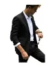 Casual 2 Piece Men's Suit Flat Linen Notch Lapel Tuxedos (Blazer+Pants) sold by Mens Event Wear