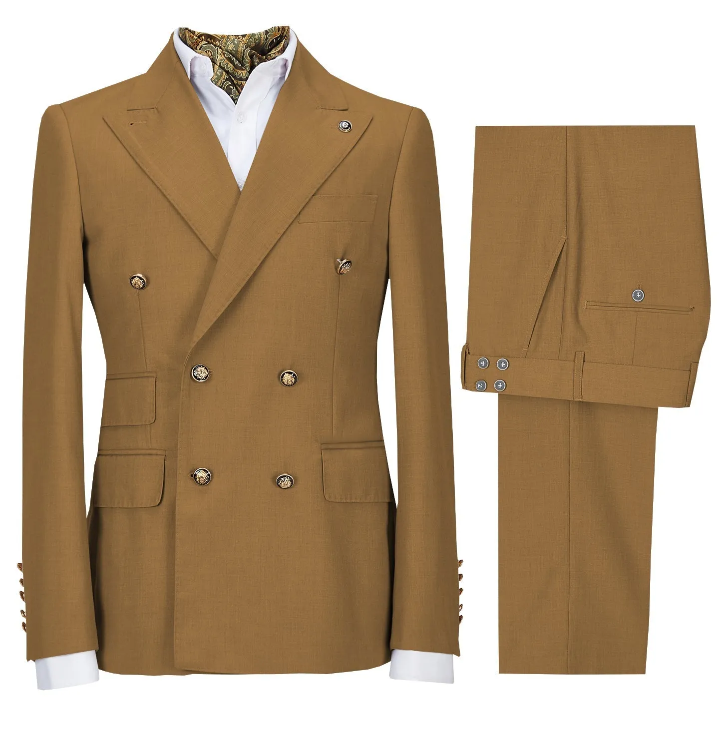 Menseventwear Leisure Men's 2 Pieces Mens Suit Regular Fit Tuxedos For Wedding (Blazer+Pants) sold by Mens Event Wear product image thumbnail 5