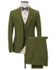 Casual Men's Three-Piece Peak Lapel Wedding Suit for Men (Blazer + Vest + Pants) sold by Mens Event Wear