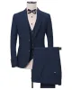 Casual Men's Three-Piece Peak Lapel Wedding Suit for Men (Blazer + Vest + Pants) sold by Mens Event Wear
