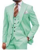 Menseventwear Formal Men's 3-Piece Regular Fit Peak Lapel Flat Men's Wedding Suit (Blazer + Vest + Pants) sold by Mens Event Wear