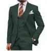 Menseventwear Formal Men's 3-Piece Regular Fit Peak Lapel Flat Men's Wedding Suit (Blazer + Vest + Pants) sold by Mens Event Wear