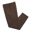 Casual Men's Suit Pants Coffee Tweed Plaid Pleat-Front Trousers sold by Mens Event Wear