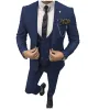 Flat 3 Piece Men's Suit Peak Lapel Suit (Blazer + Vest + Pants) sold by Mens Event Wear