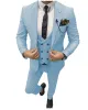 Flat 3 Piece Men's Suit Peak Lapel Suit (Blazer + Vest + Pants) sold by Mens Event Wear