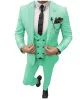 Flat 3 Piece Men's Suit Peak Lapel Suit (Blazer + Vest + Pants) sold by Mens Event Wear