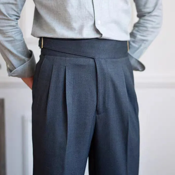 Men's Causal Suit Pants Regular Fit Trousers sold by Mens Event Wear product image thumbnail 2