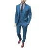 Fashion 3 Pieces Mens Suit Flat Notch Lapel Tuxedos For Wedding (Blazer+vest+Pants) sold by Mens Event Wear