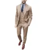 Fashion 3 Pieces Mens Suit Flat Notch Lapel Tuxedos For Wedding (Blazer+vest+Pants) sold by Mens Event Wear