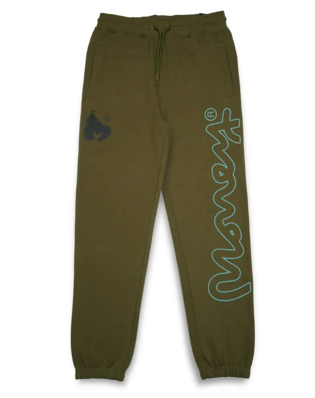 Sig Line Track Pant Olive sold by Money Clothing