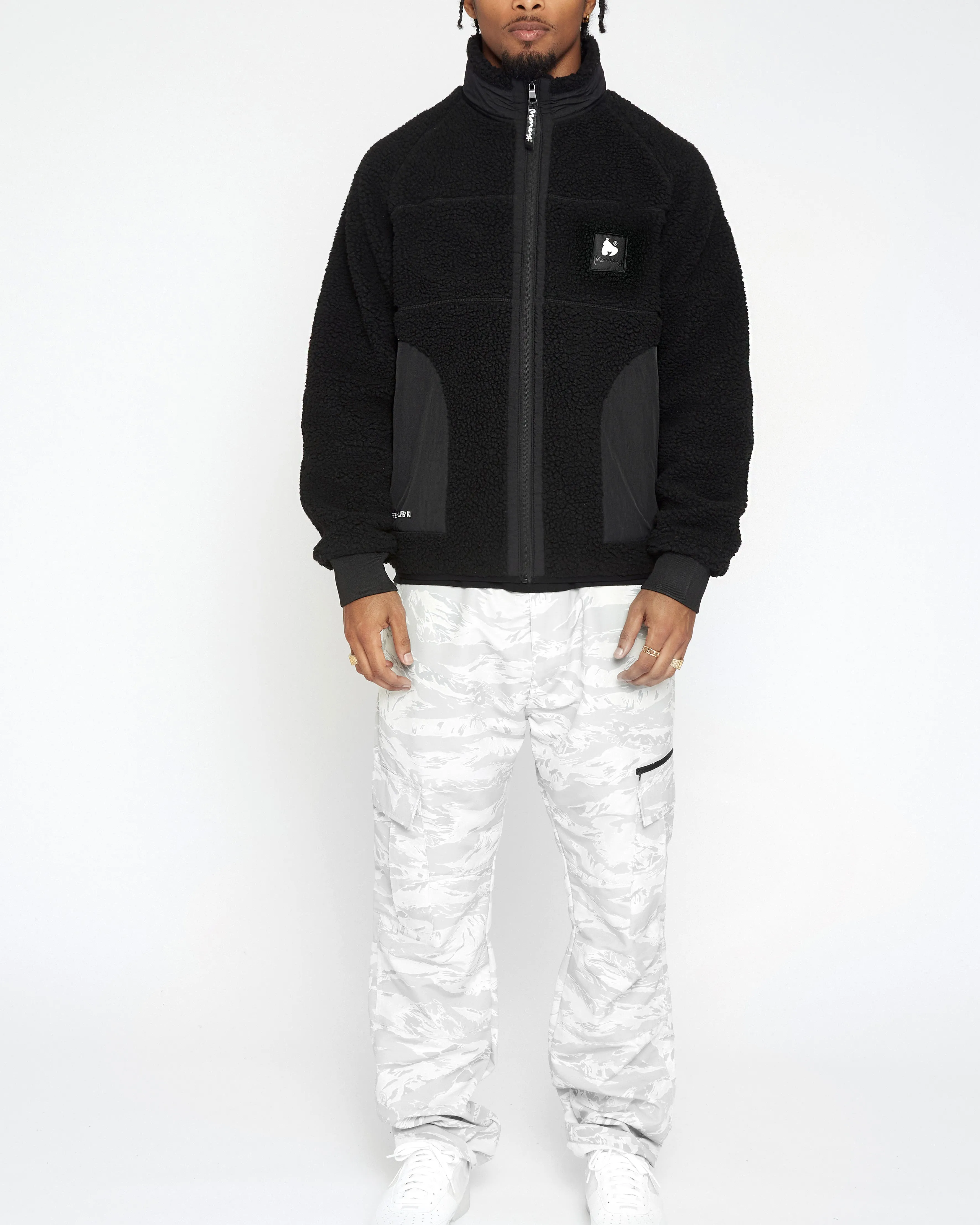 Money Fleeced Jacket Black sold by Money Clothing product image thumbnail 2