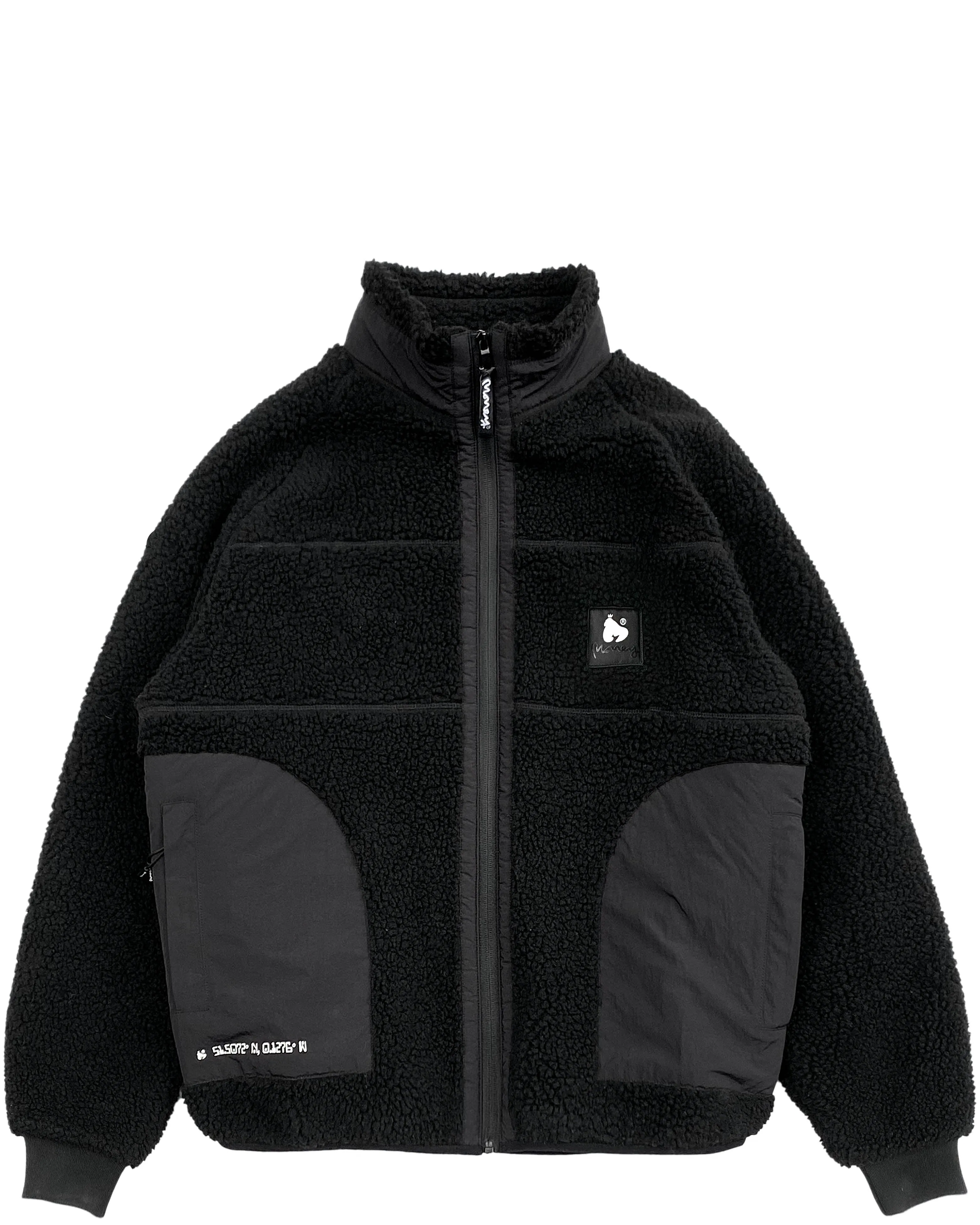 Money Fleeced Jacket Black sold by Money Clothing