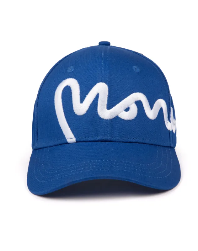 Money Signature Baseball Cap - Royal Blue sold by Money Clothing