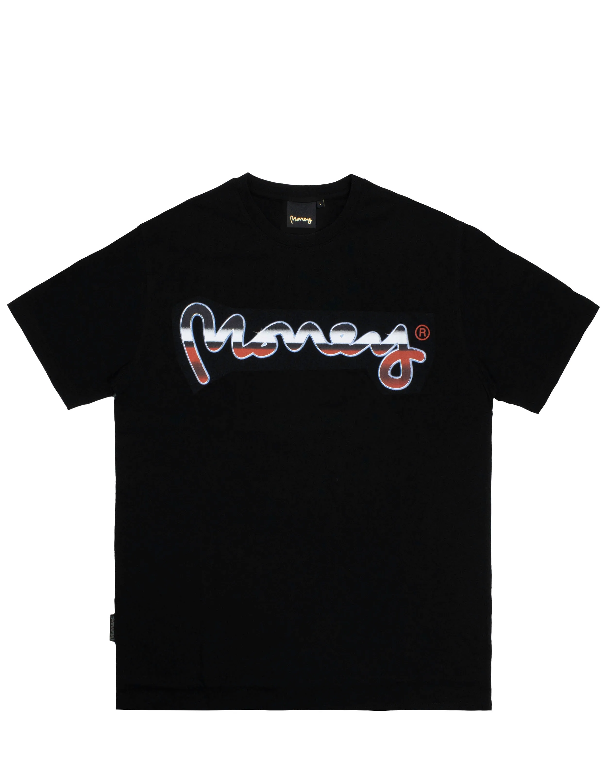 Sig Ape Chrome Tee Black sold by Money Clothing