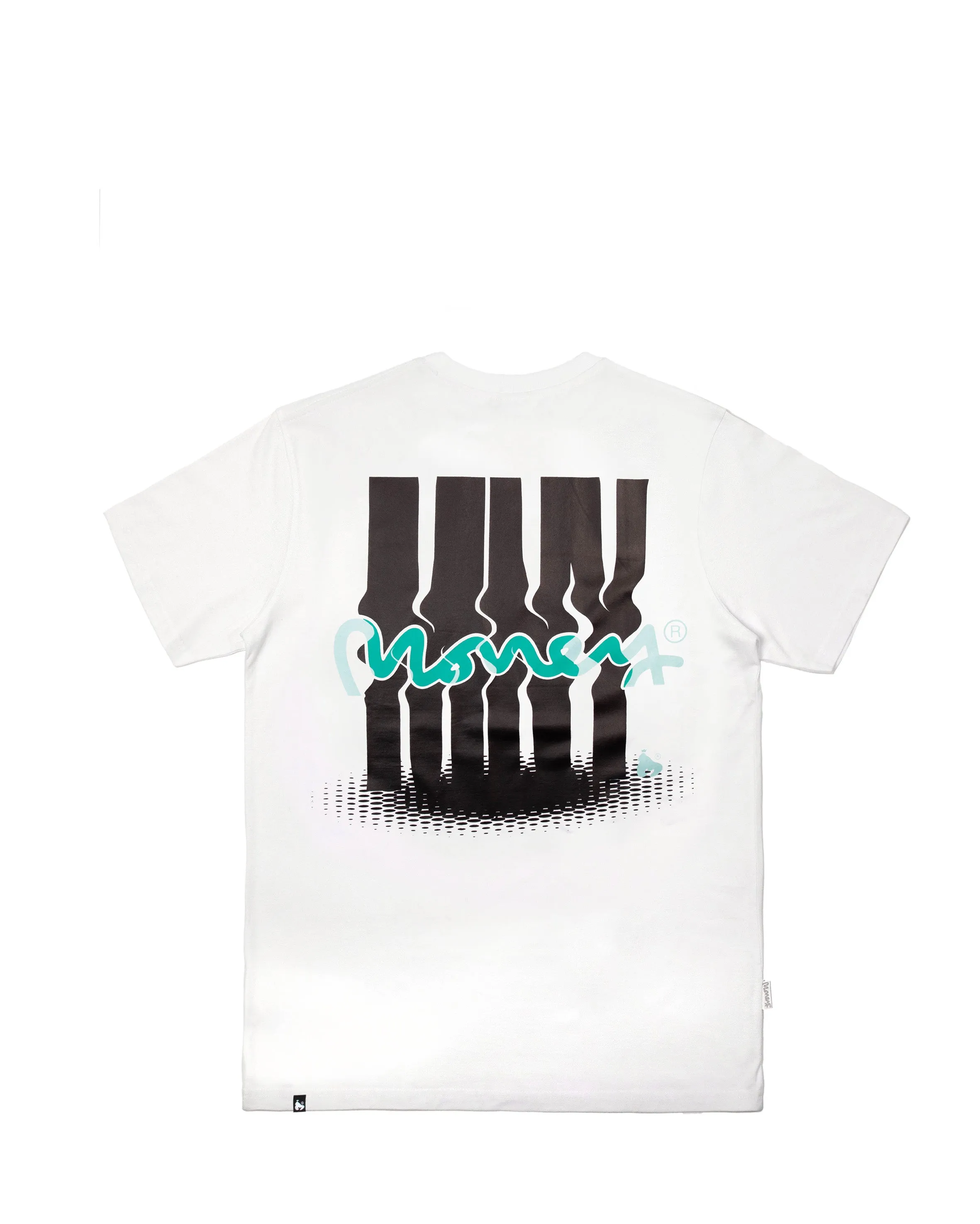 MNY Shadow Tee White sold by Money Clothing