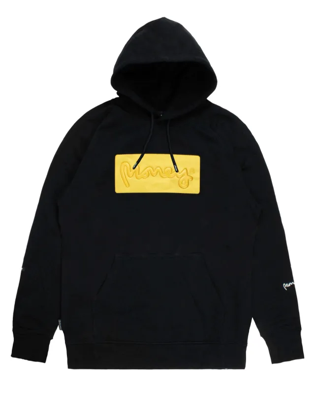 Gold Plate Hood Black sold by Money Clothing