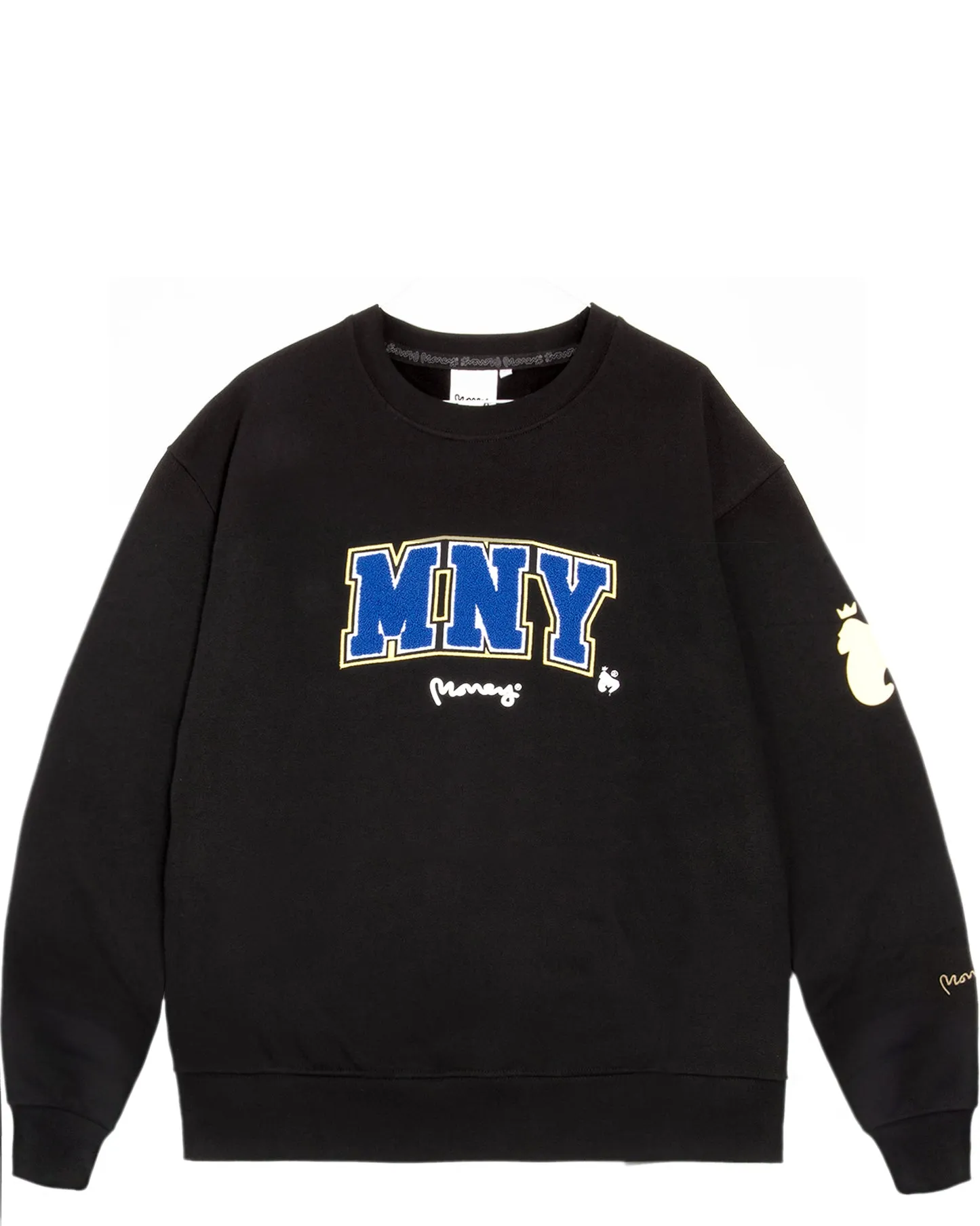 MNY Crew Sweat Black sold by Money Clothing
