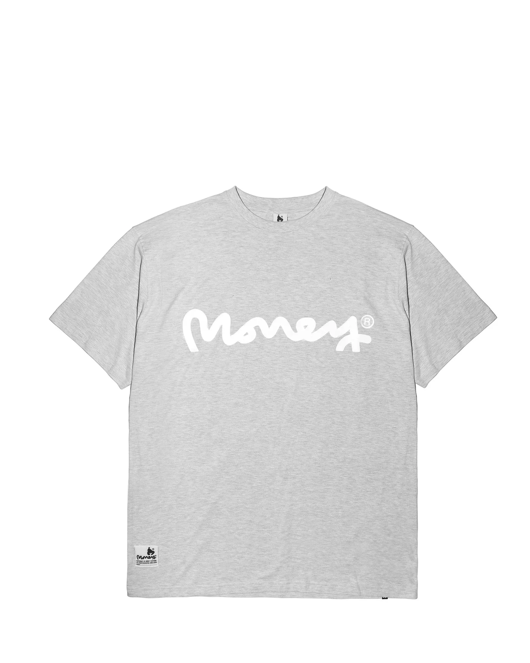 Money Sig Ape Tee Ice Grey Melange sold by Money Clothing