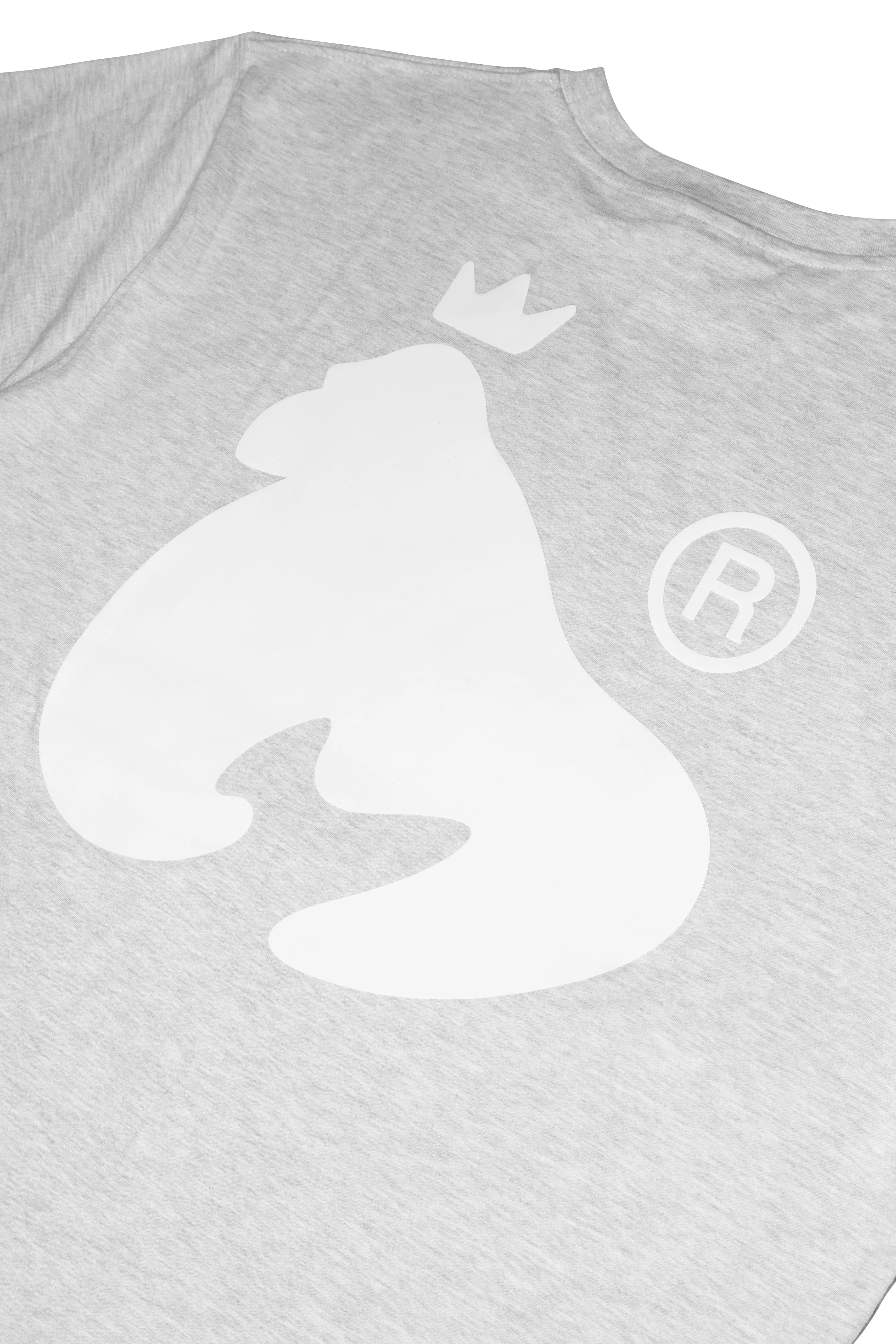 Money Sig Ape Tee Ice Grey Melange sold by Money Clothing product image thumbnail 3