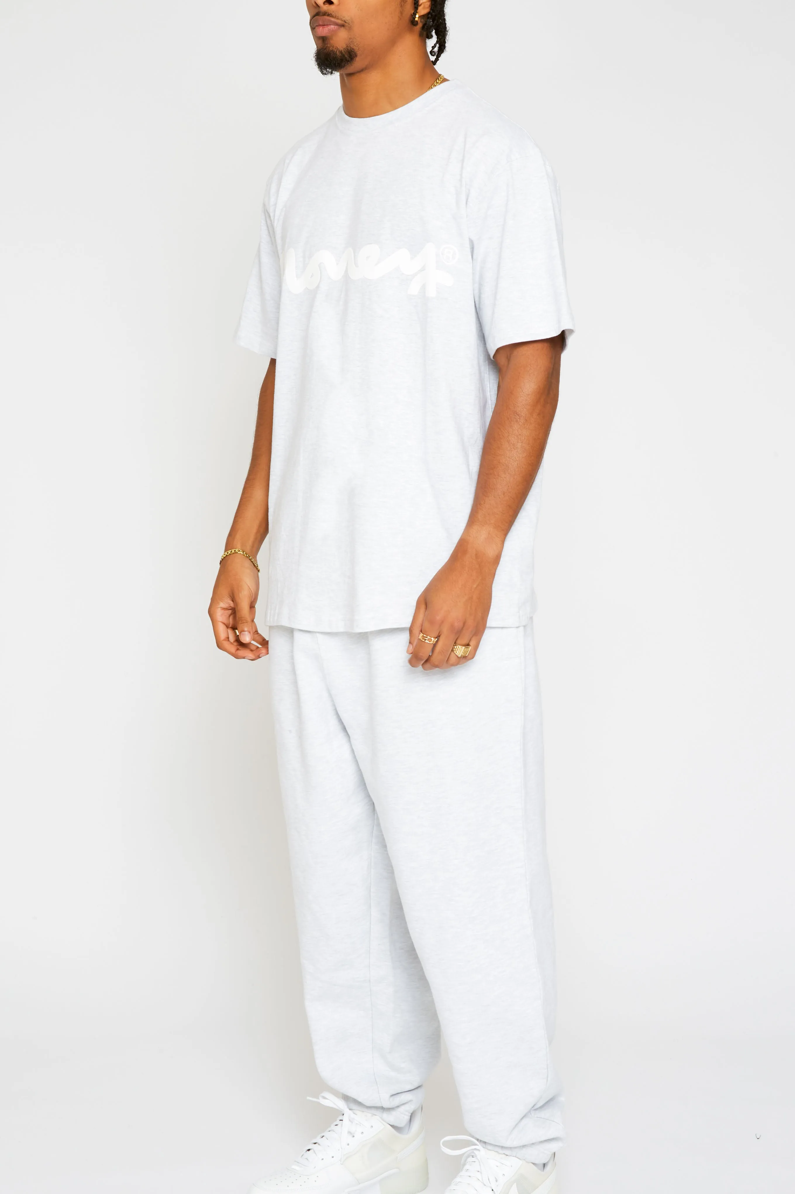 Money Sig Ape Tee Ice Grey Melange sold by Money Clothing product image thumbnail 5