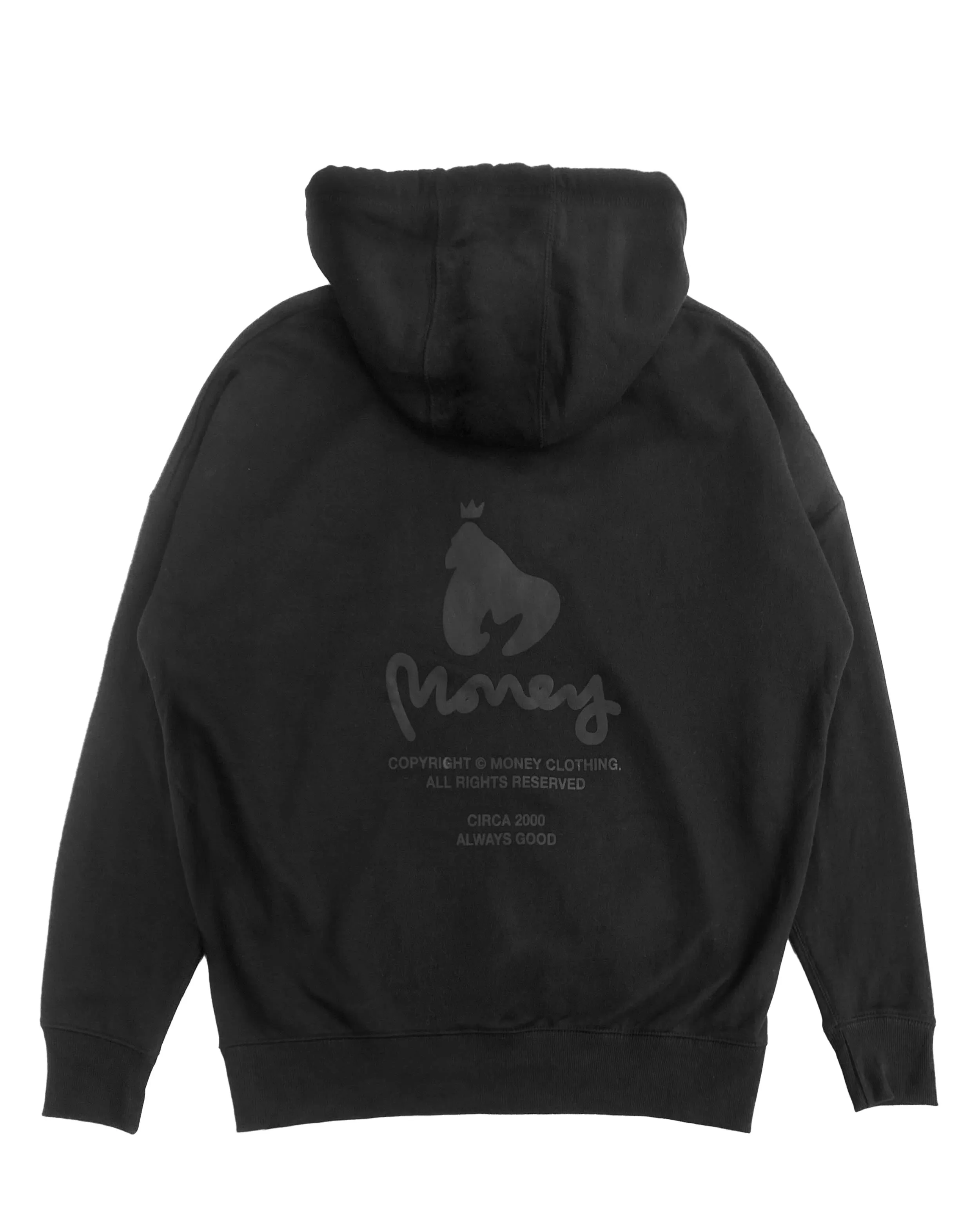 SERRA LADIES SWEAT HOODY - BLACK sold by Money Clothing product image thumbnail 2