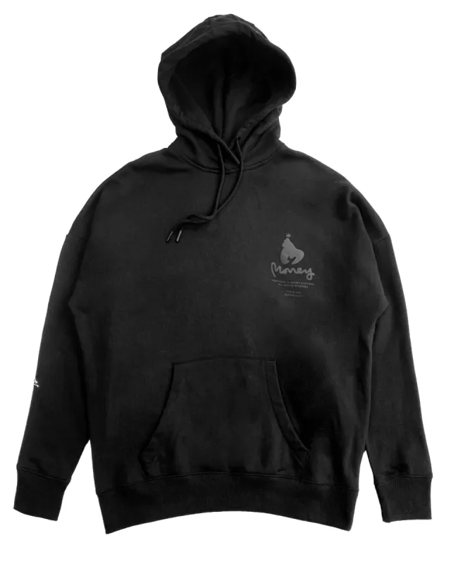 SERRA LADIES SWEAT HOODY - BLACK sold by Money Clothing
